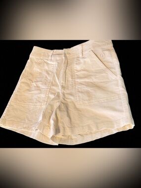 Hang Ten Cream Corduroy Bermuda Shorts Size 6 NWT